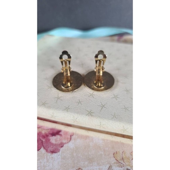 Cloisonne Butterfly Clip-on Earrings - Picture 8 of 10